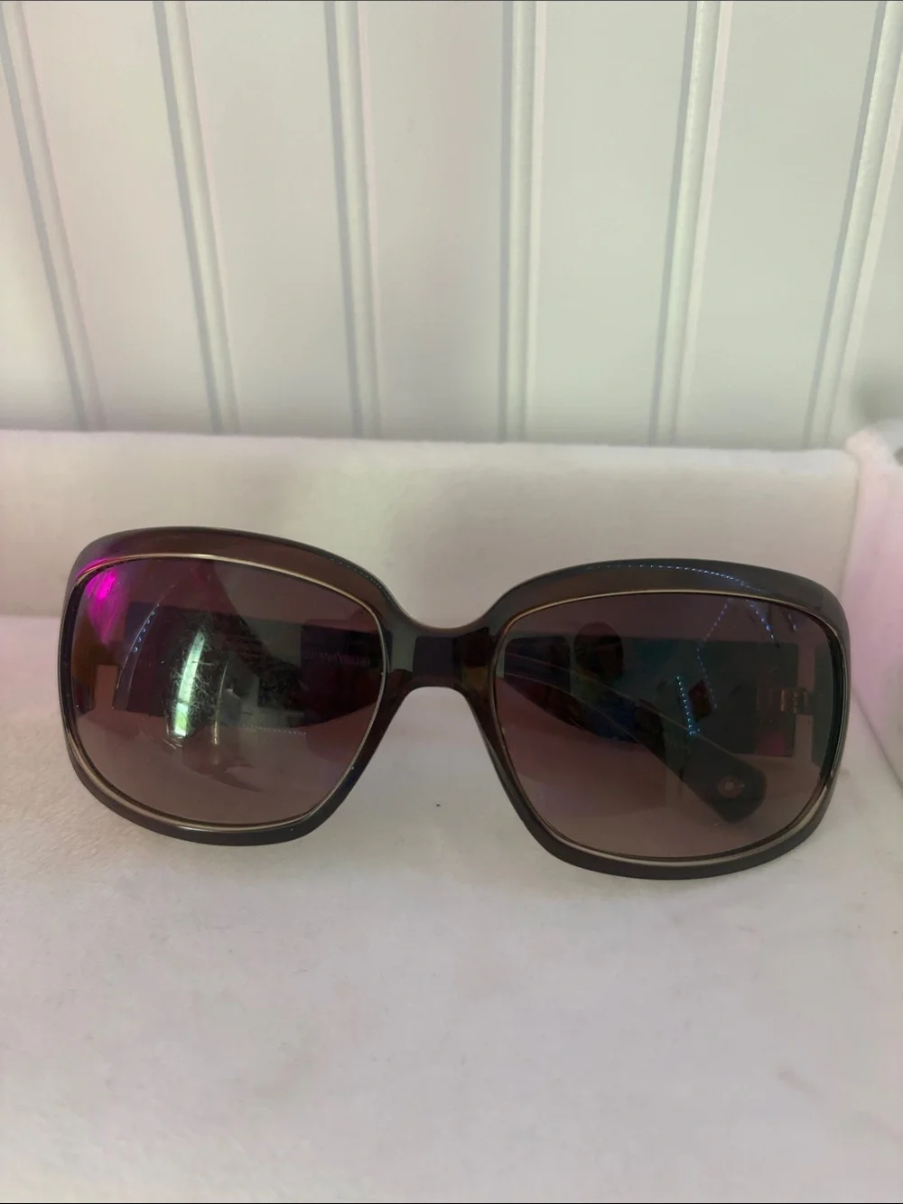 Coach Oversized Women's Sunglasses in Dark Brown